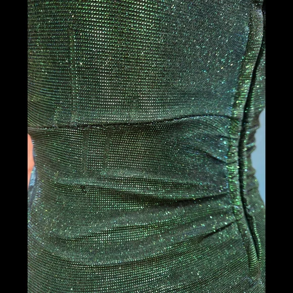 Honey and Rosie Sparkling Green Maxi Dress - Picture 5 of 9